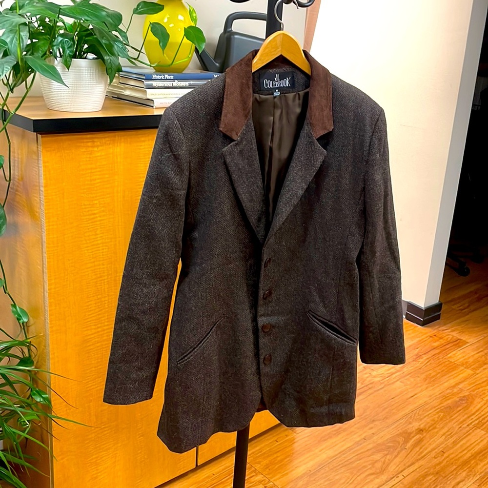 Vintage 100% Wool Blazer size Medium approx size 12